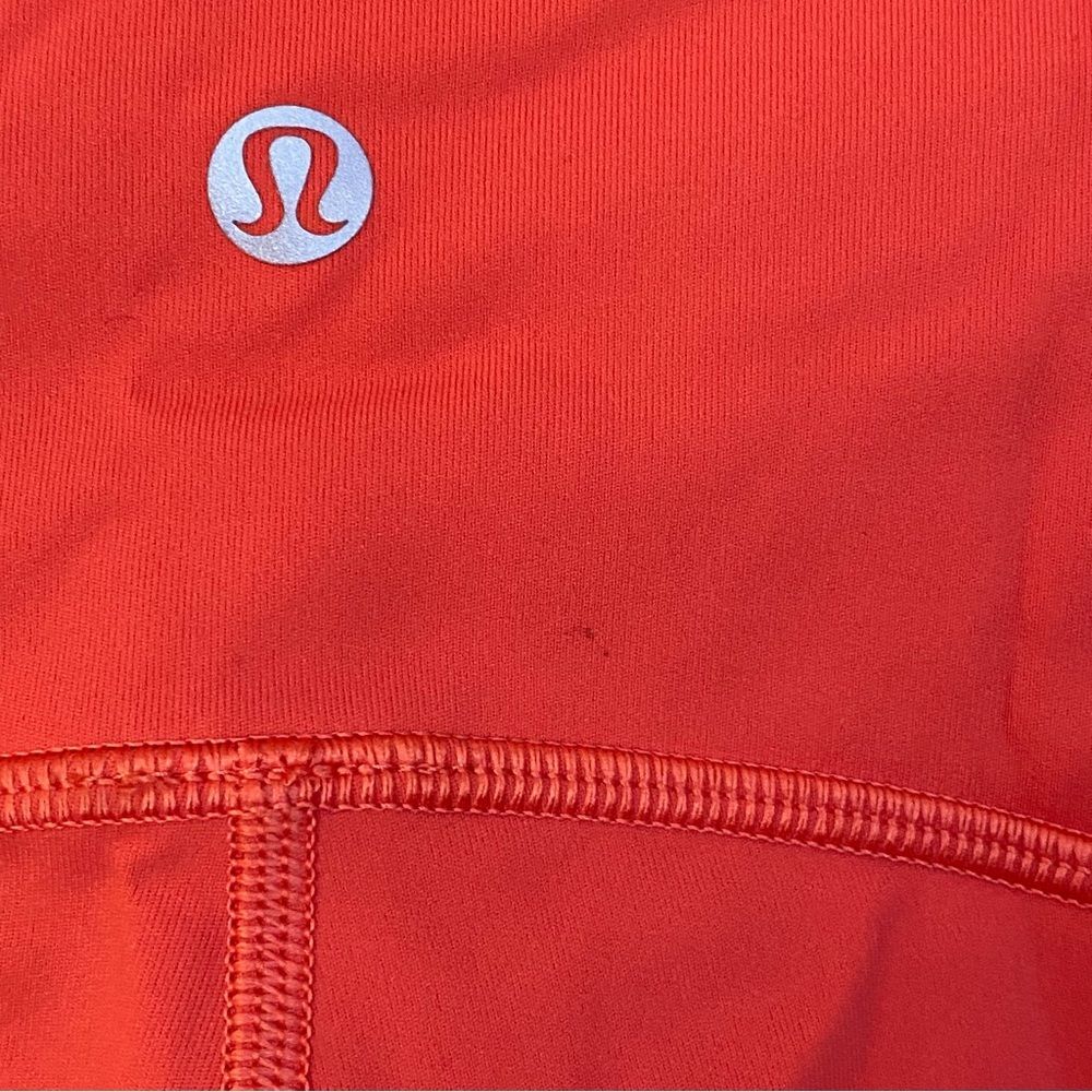 Lululemon Poppy Coral Train Times High-Rise 25" Yoga Inspired Tight Size 6 - Picture 10 of 16